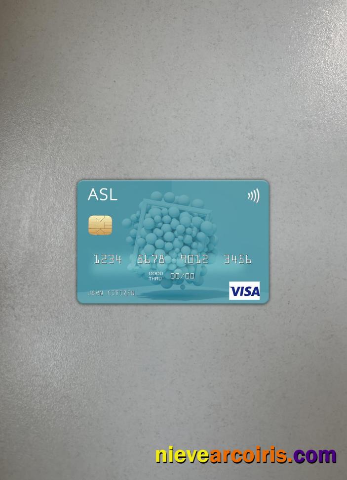 Australia Australian Settlements Limited (ASL) visa card photolook